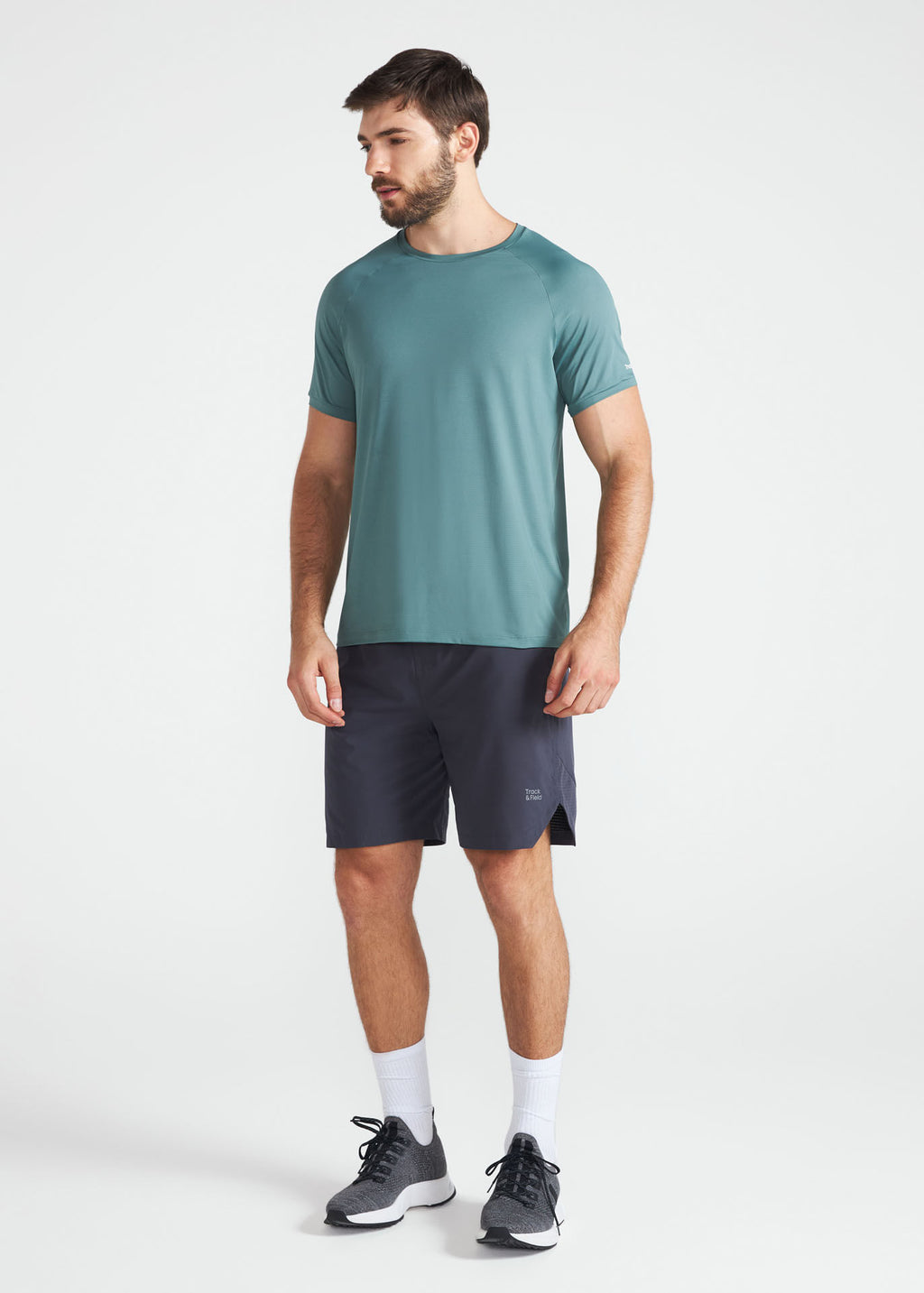 Camiseta de manga corta de malla UV para hombre