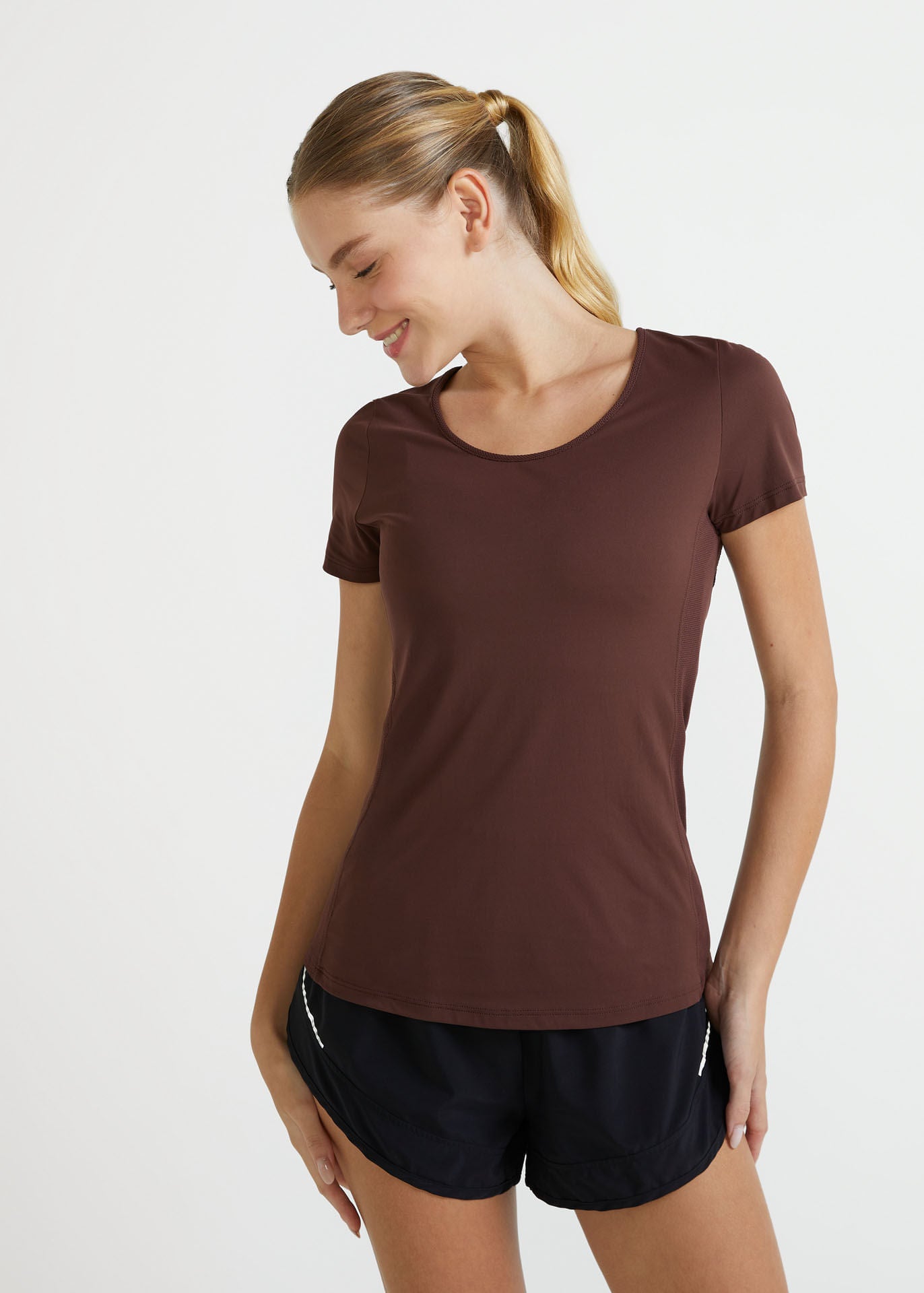 Camiseta de manga corta para mujer