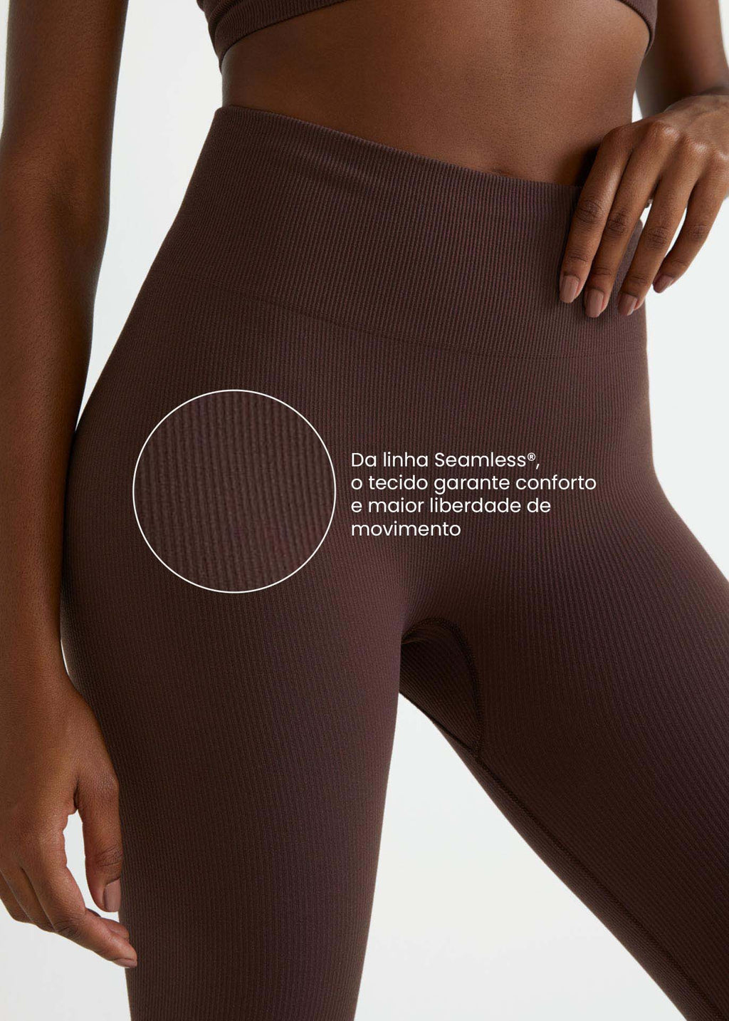 Pantalones tipo legging Skin Soft Ribana para mujer