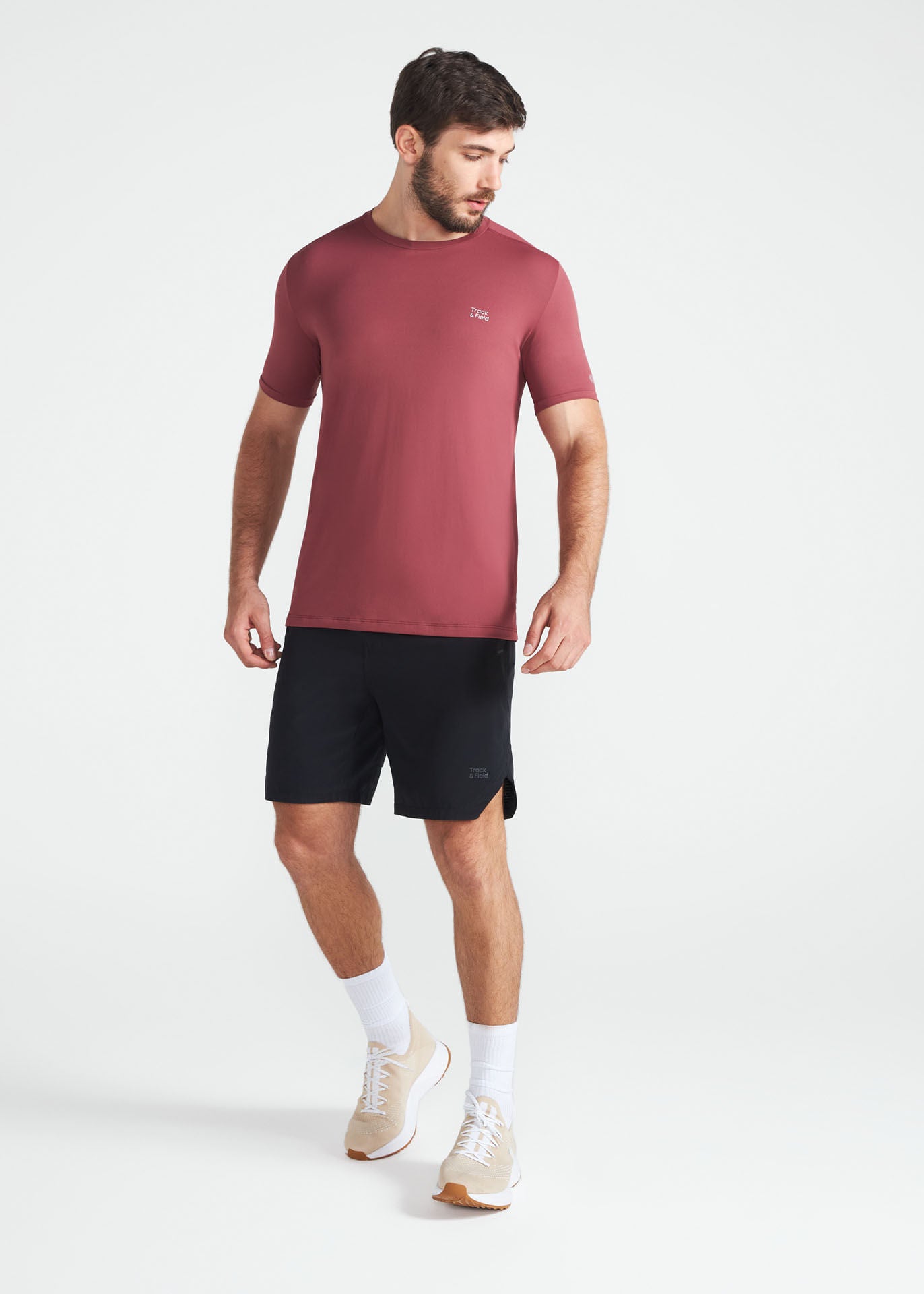 T-shirt de sport à manches courtes pour hommes