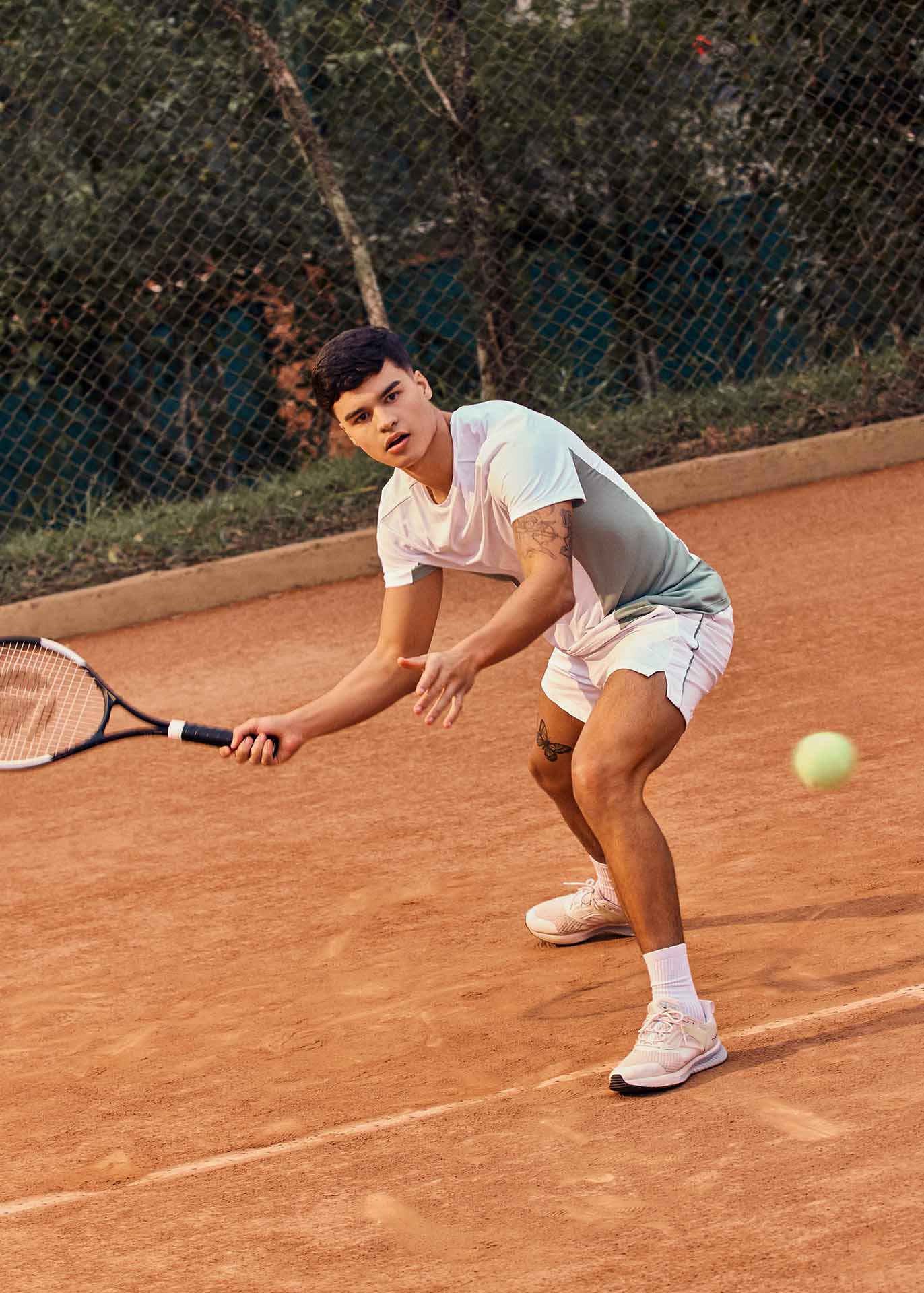 Shorts de punto medio para hombre