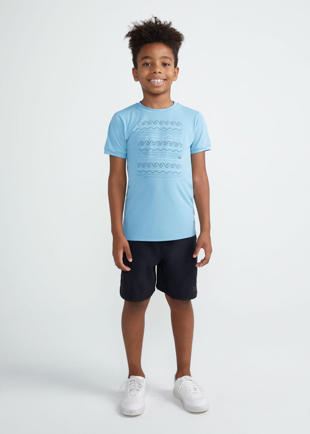 Kinder-T-Shirt Herren Kurzarm Thermodry Praia