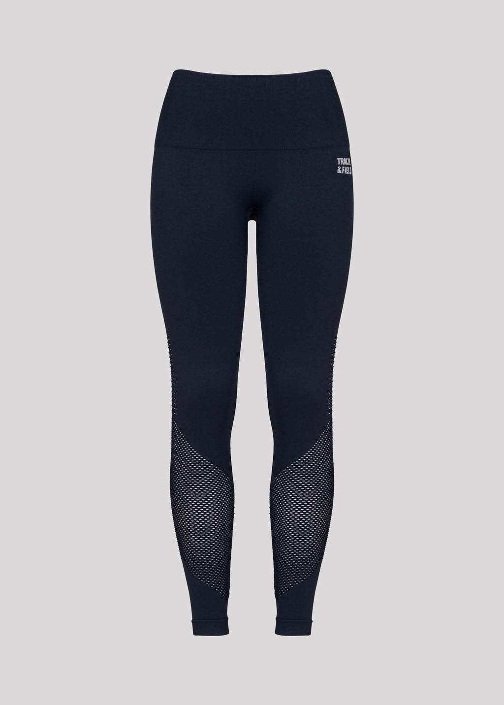 Pantalones tipo legging de malla de piel para mujer