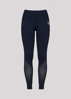 Pantalones tipo legging de malla de piel para mujer