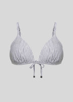 Navy Triangle Bikini Top