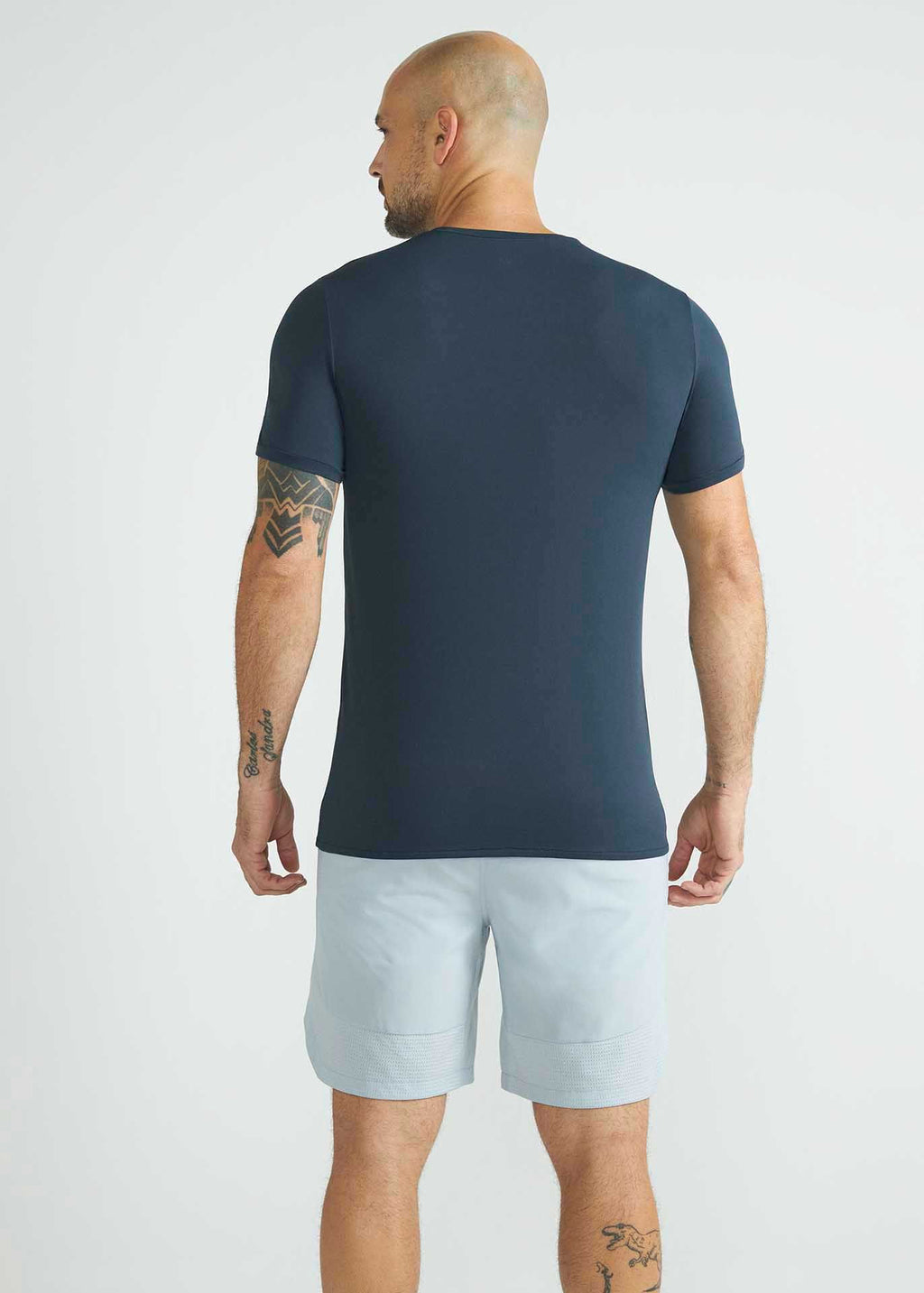 Camiseta de manga corta para hombre Thermodry raya