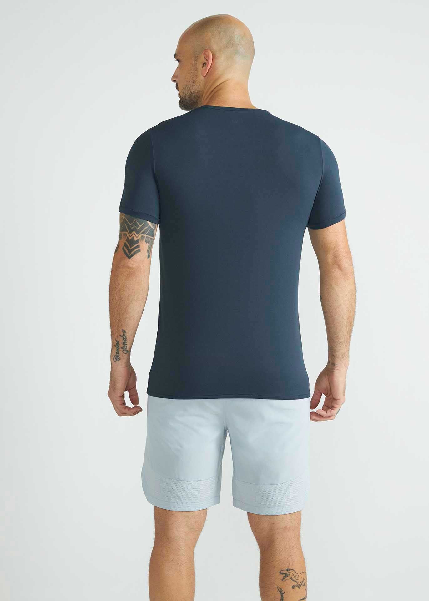 Camiseta de manga corta para hombre Thermodry raya