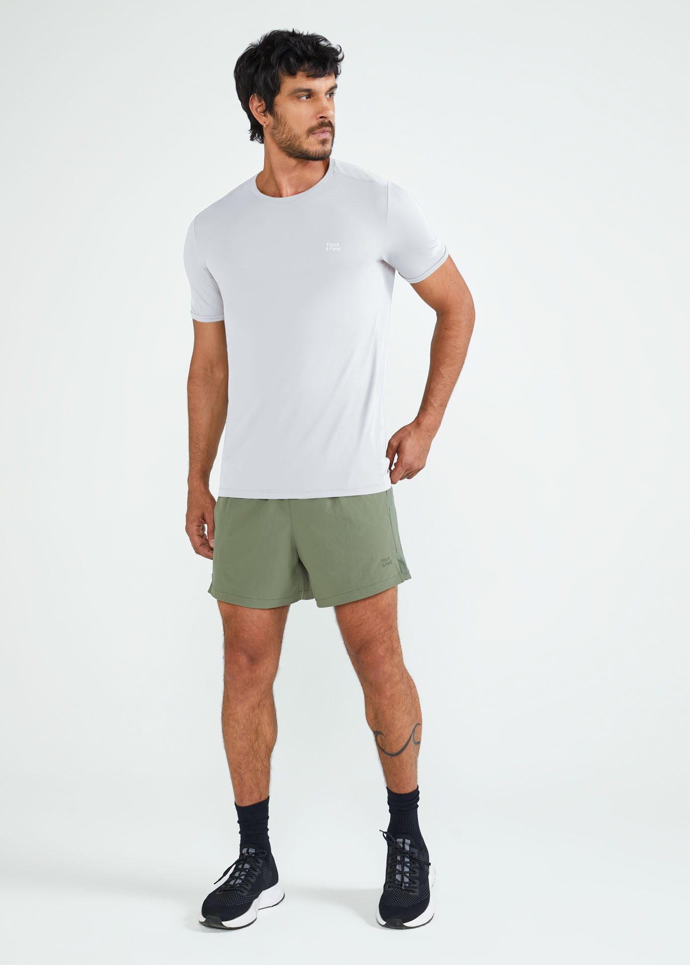 Kurzärmliges Sport-T-Shirt für Herren