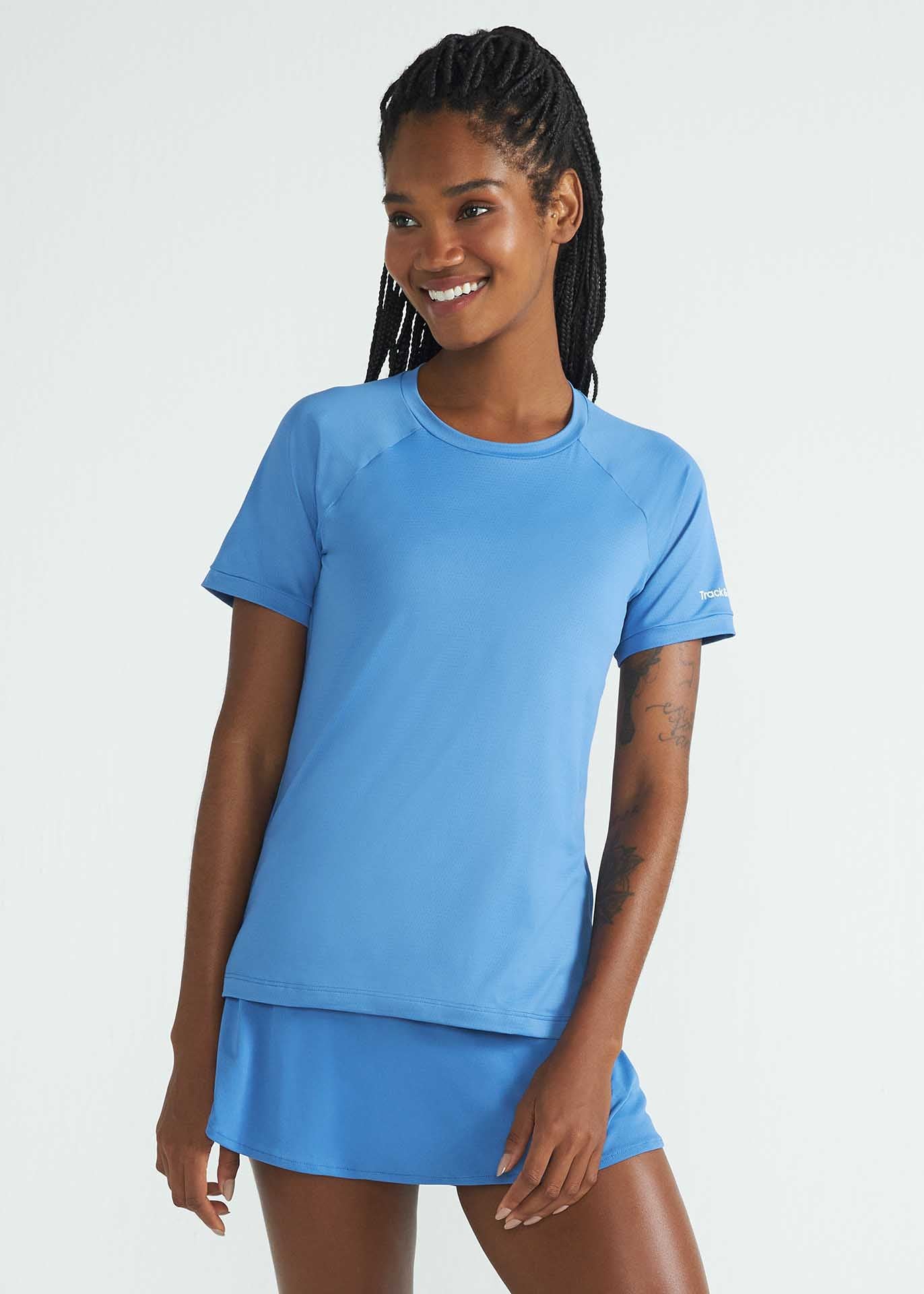 T-shirt en maille anti-UV à manches courtes pour femmes