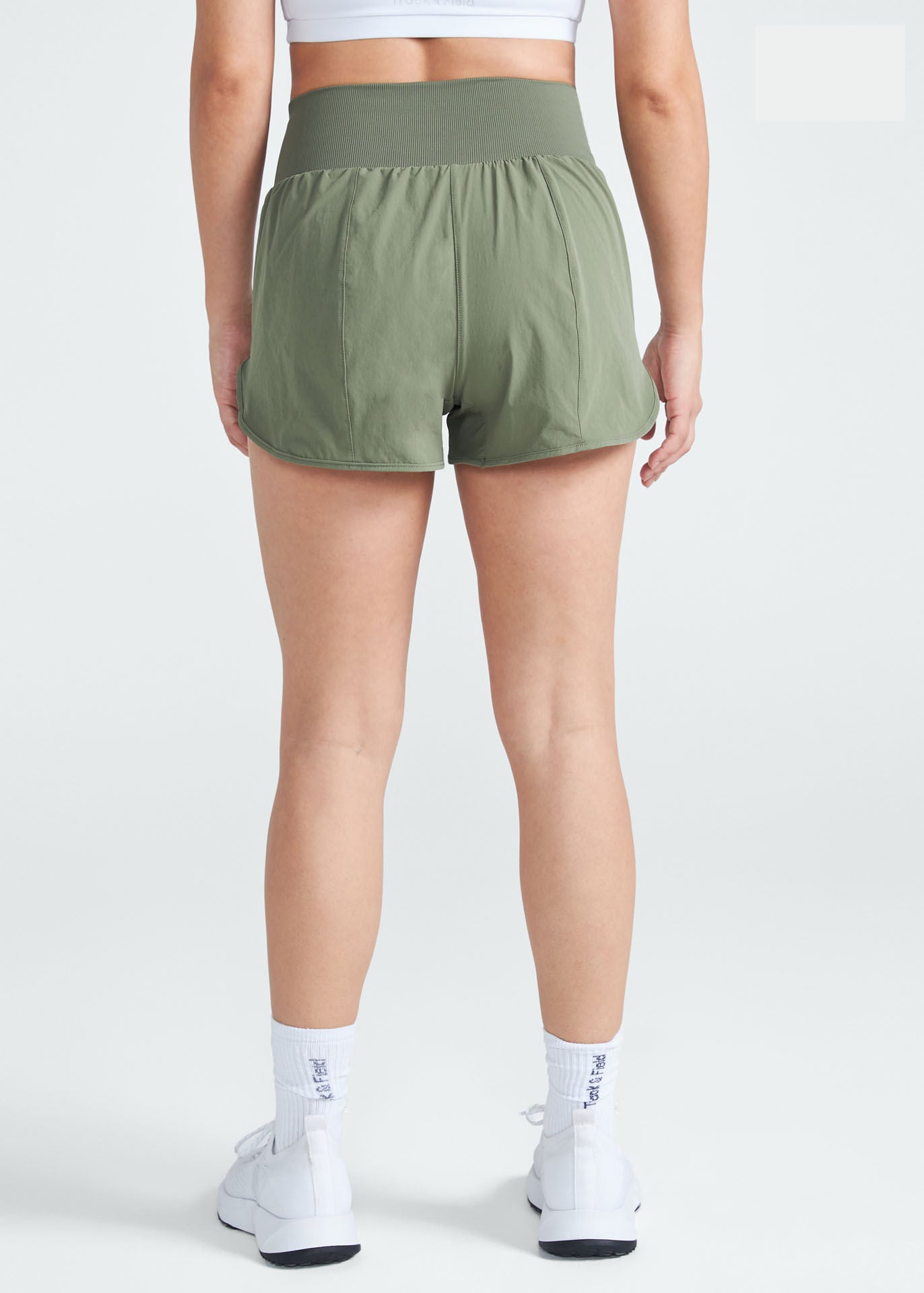 Short taille peau pour femme
