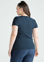 T-shirt Mulher Manga Curta Thermodry Trama
