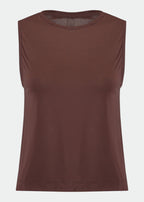 Ärmelloses Lauf-T-Shirt für Damen