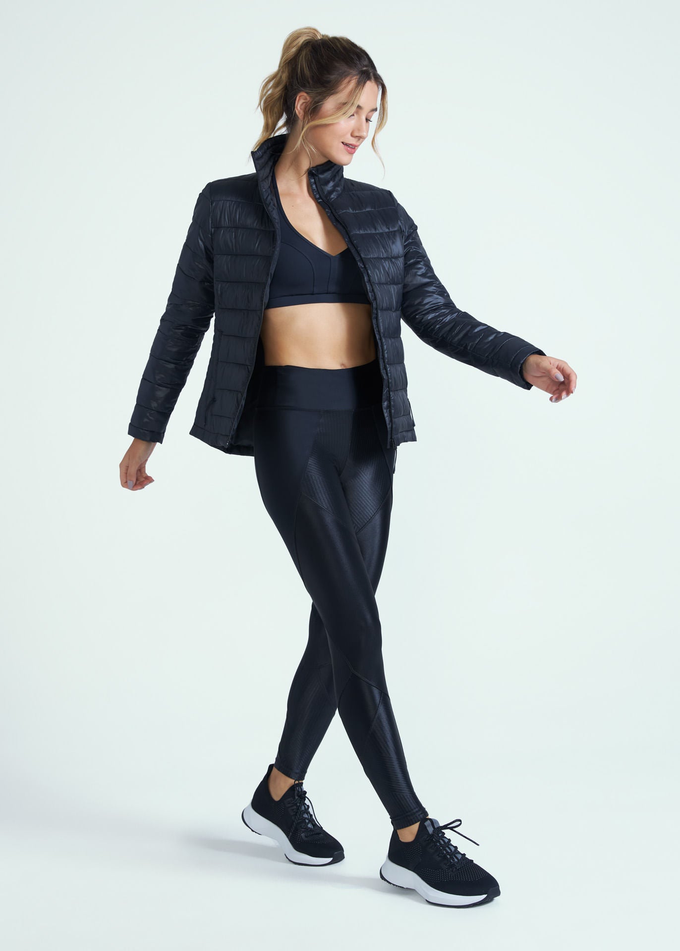 Pantalon legging découpé pour femme