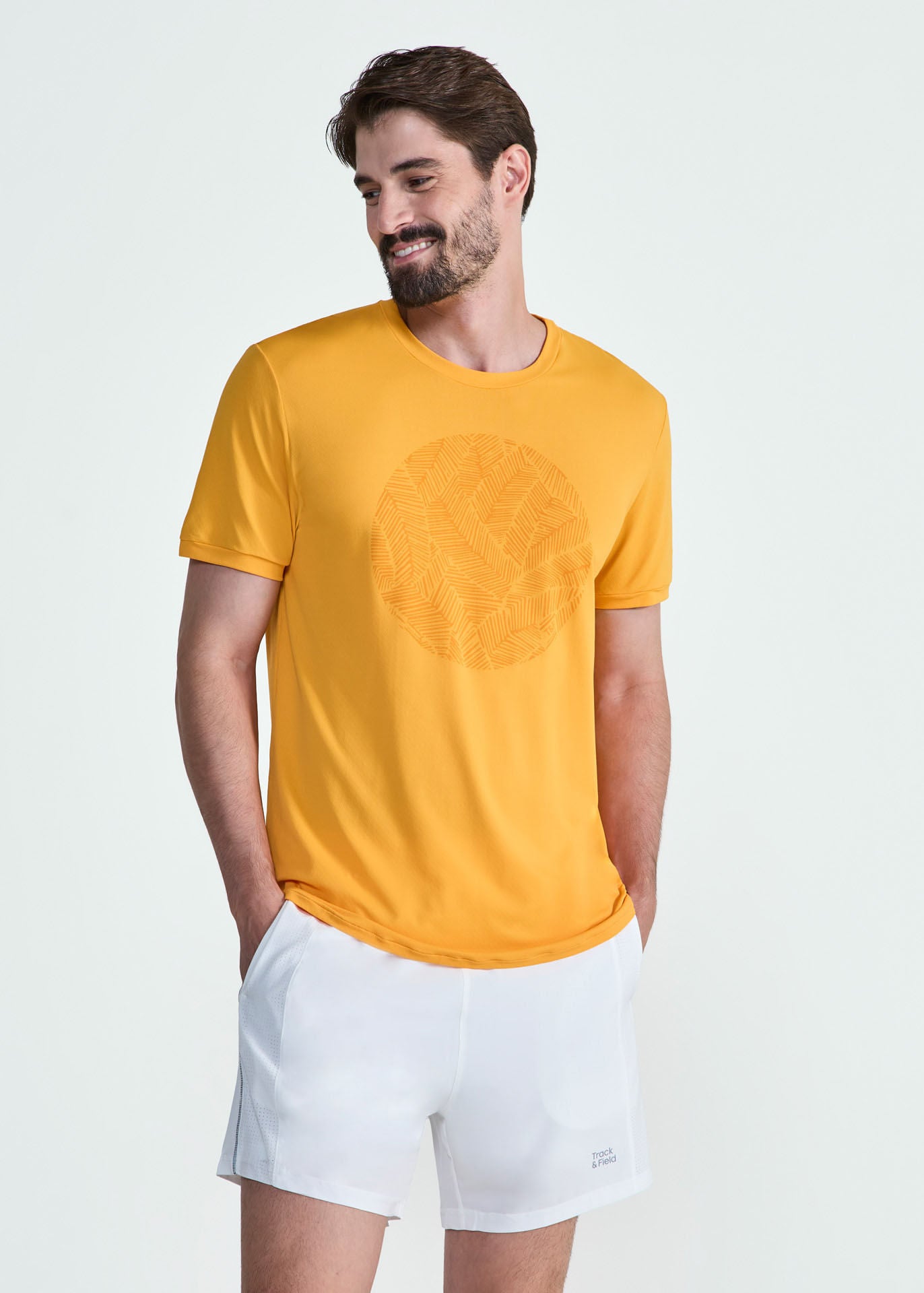 T-shirt à manches courtes pour hommes Thermodry flore