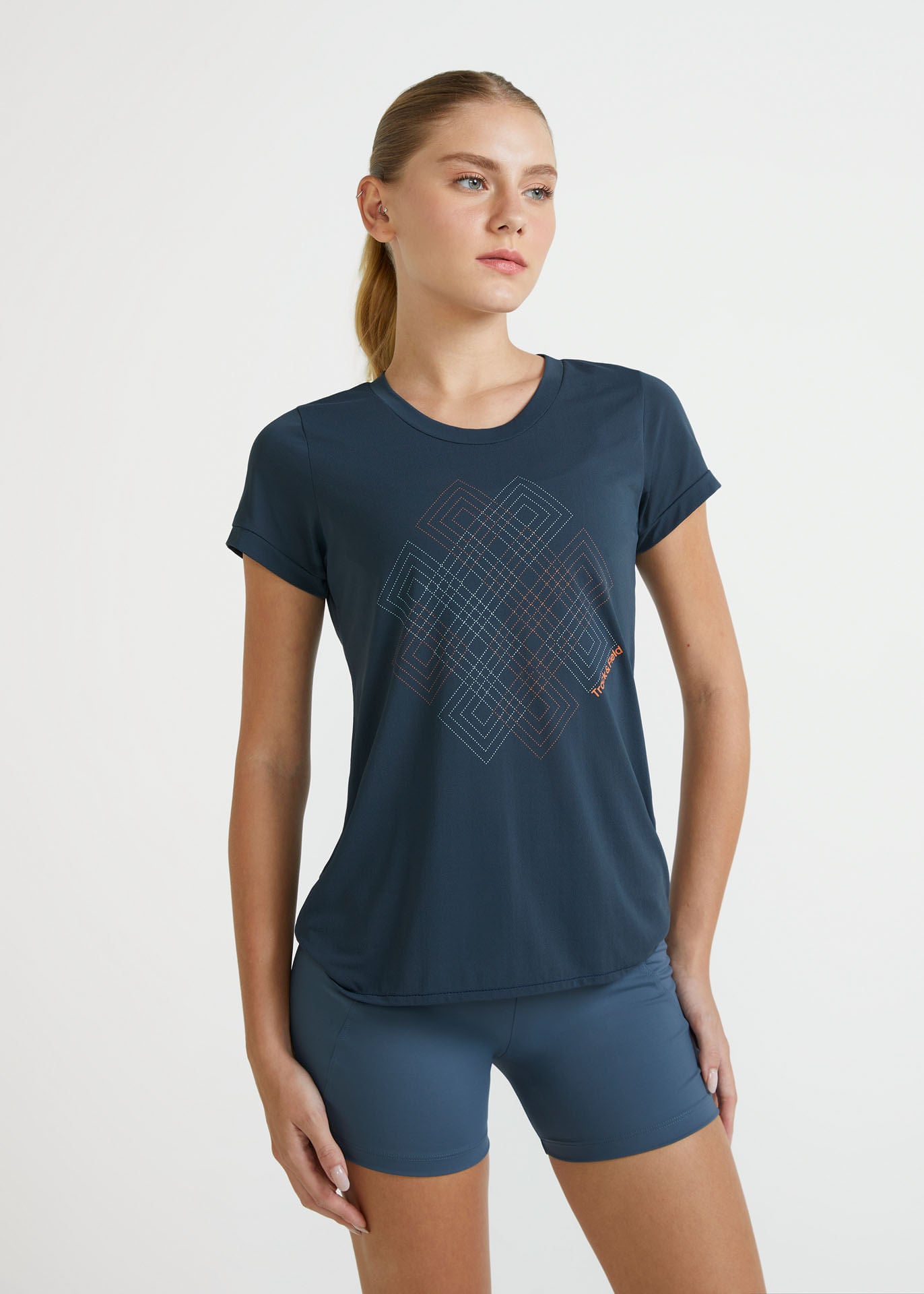 T-shirt Mulher Manga Curta Thermodry Trama