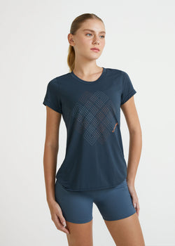 T-shirt Mulher Manga Curta Thermodry Trama