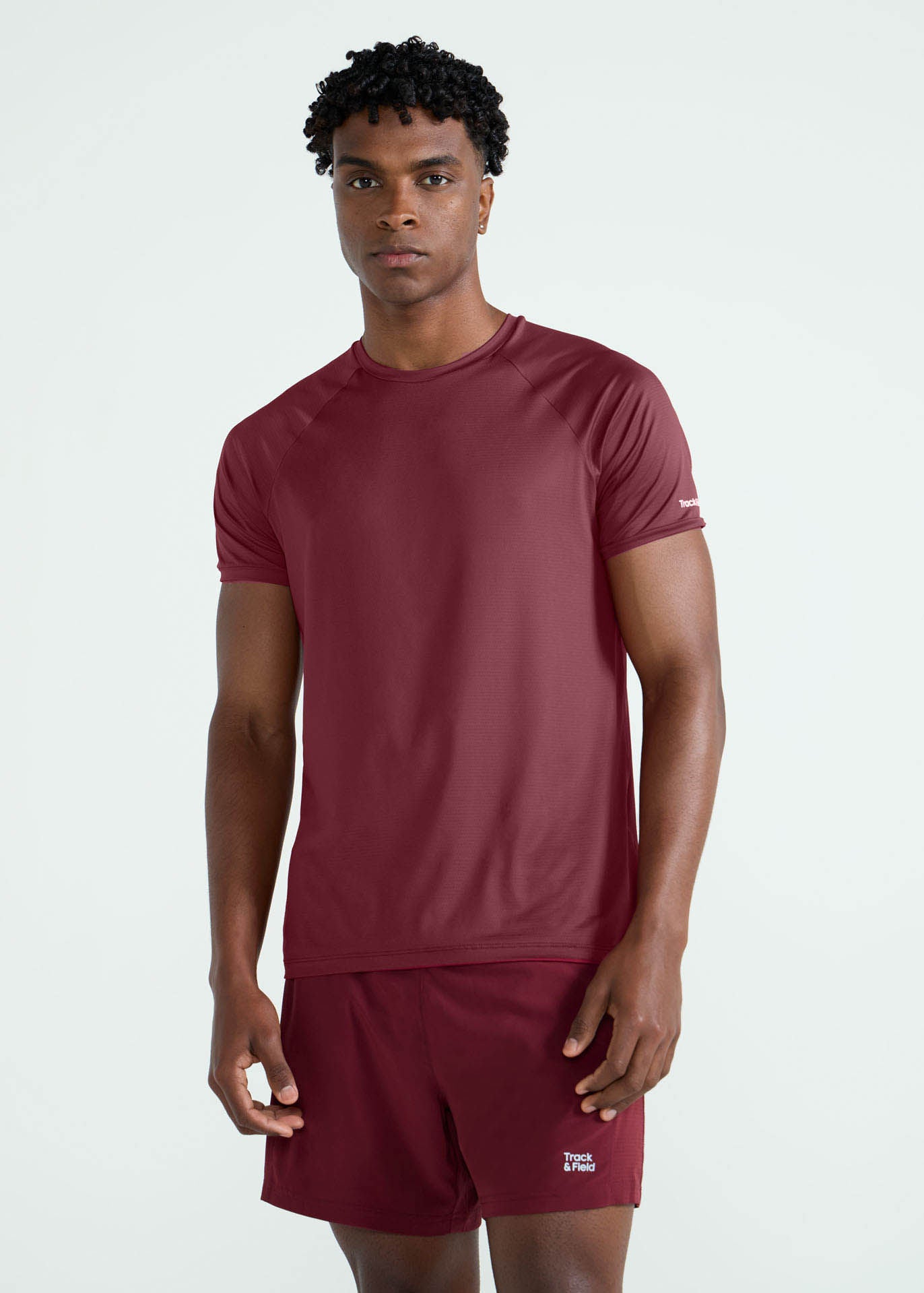 Camiseta de manga corta de malla UV para hombre