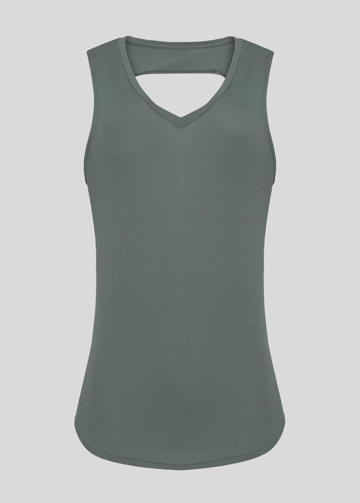 Camiseta sin mangas para mujer V