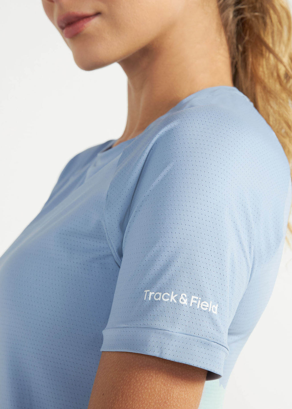 T-shirt en maille anti-UV à manches courtes pour femmes