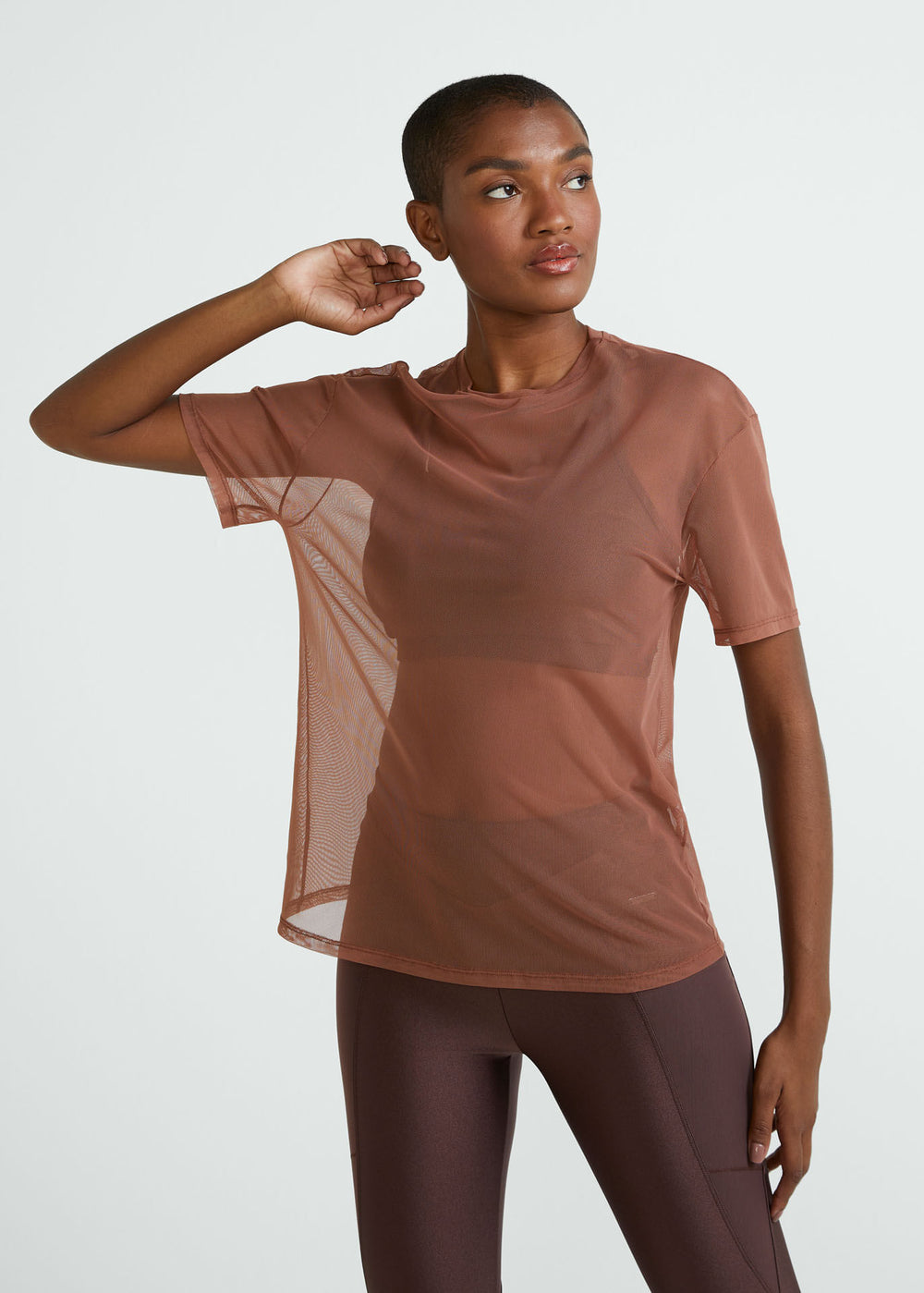 Camiseta de manga corta para mujer.