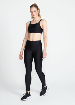 Pantalones legging de mujer con bolsillos brillantes