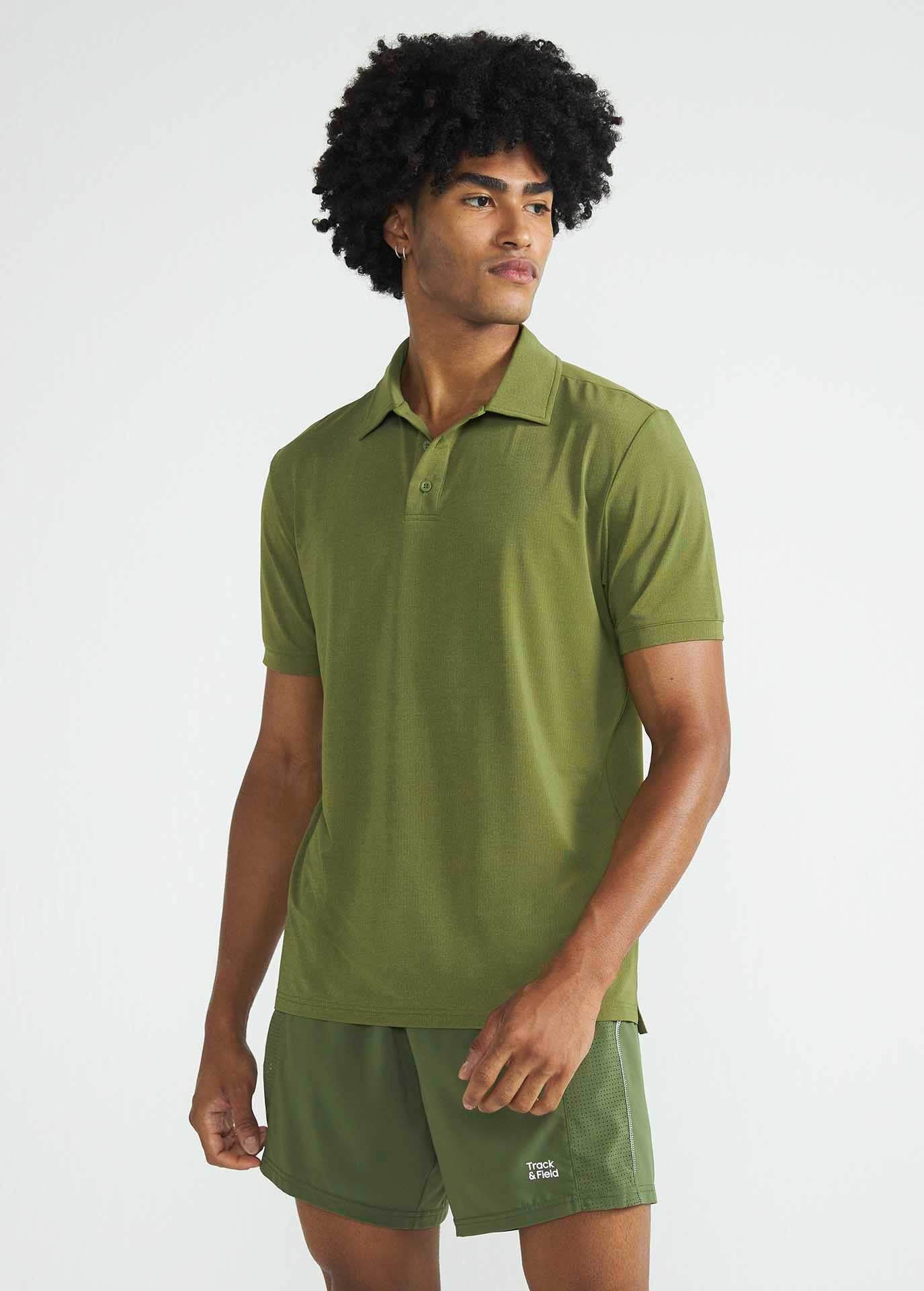 Polo en maille fine pour hommes