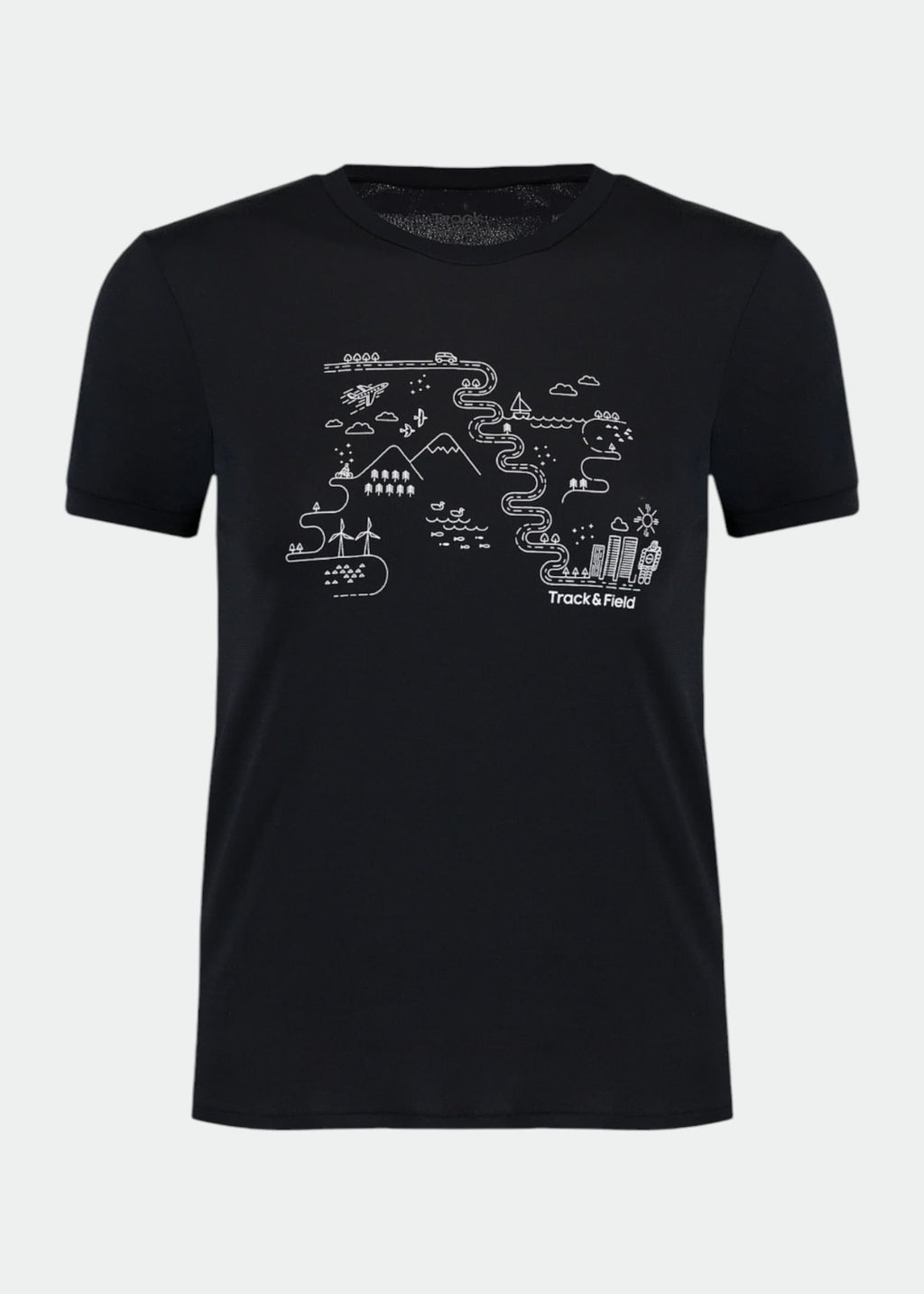 T-shirt pour enfants à manches courtes pour hommes Thermodry Ville