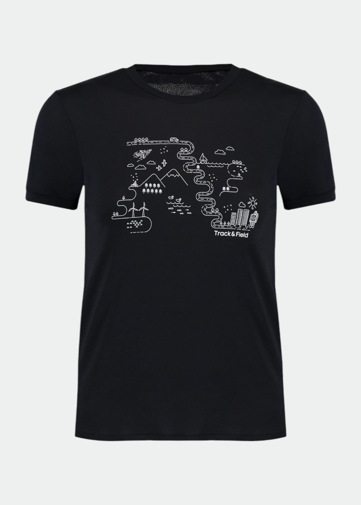 T-shirt pour enfants à manches courtes pour hommes Thermodry Ville