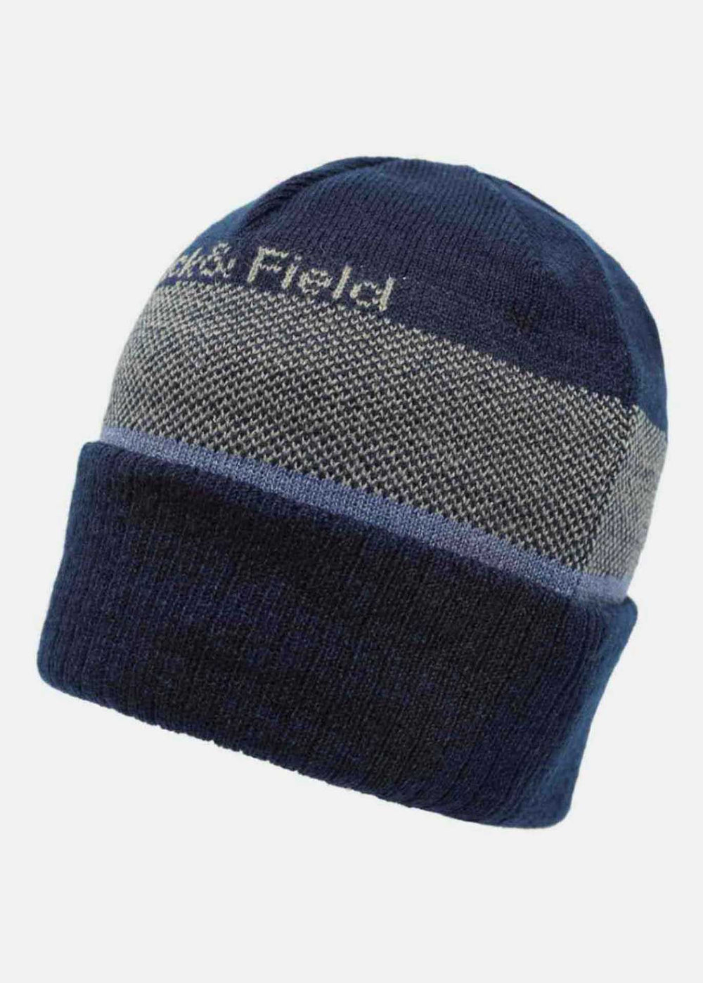 Gestrickte Fleecemütze