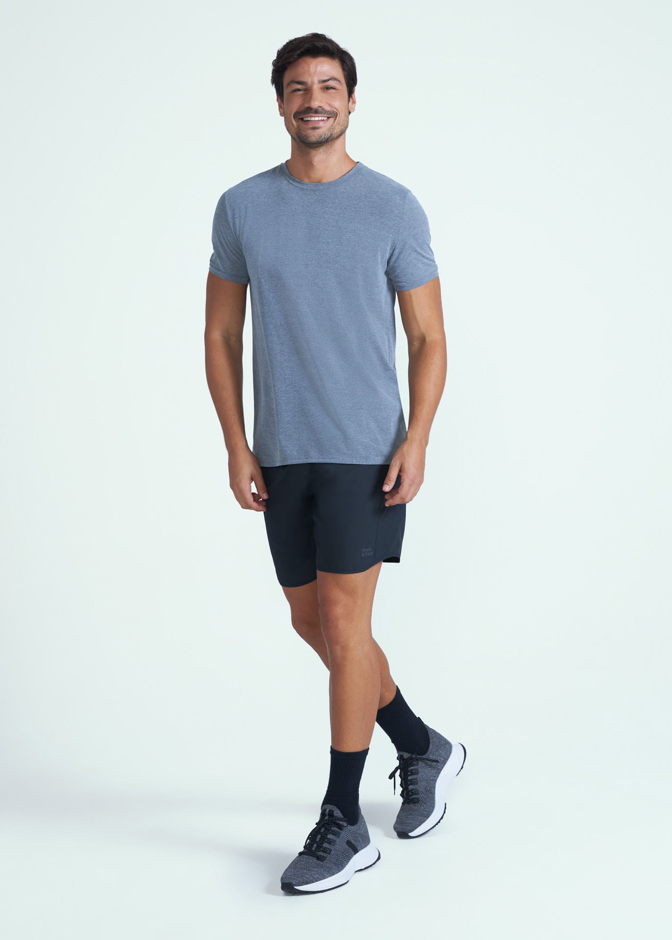 Short moyen à fermeture éclair pour hommes