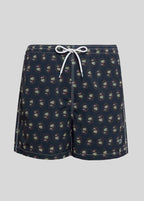 Mittelgroße bedruckte Strandshorts für Herren