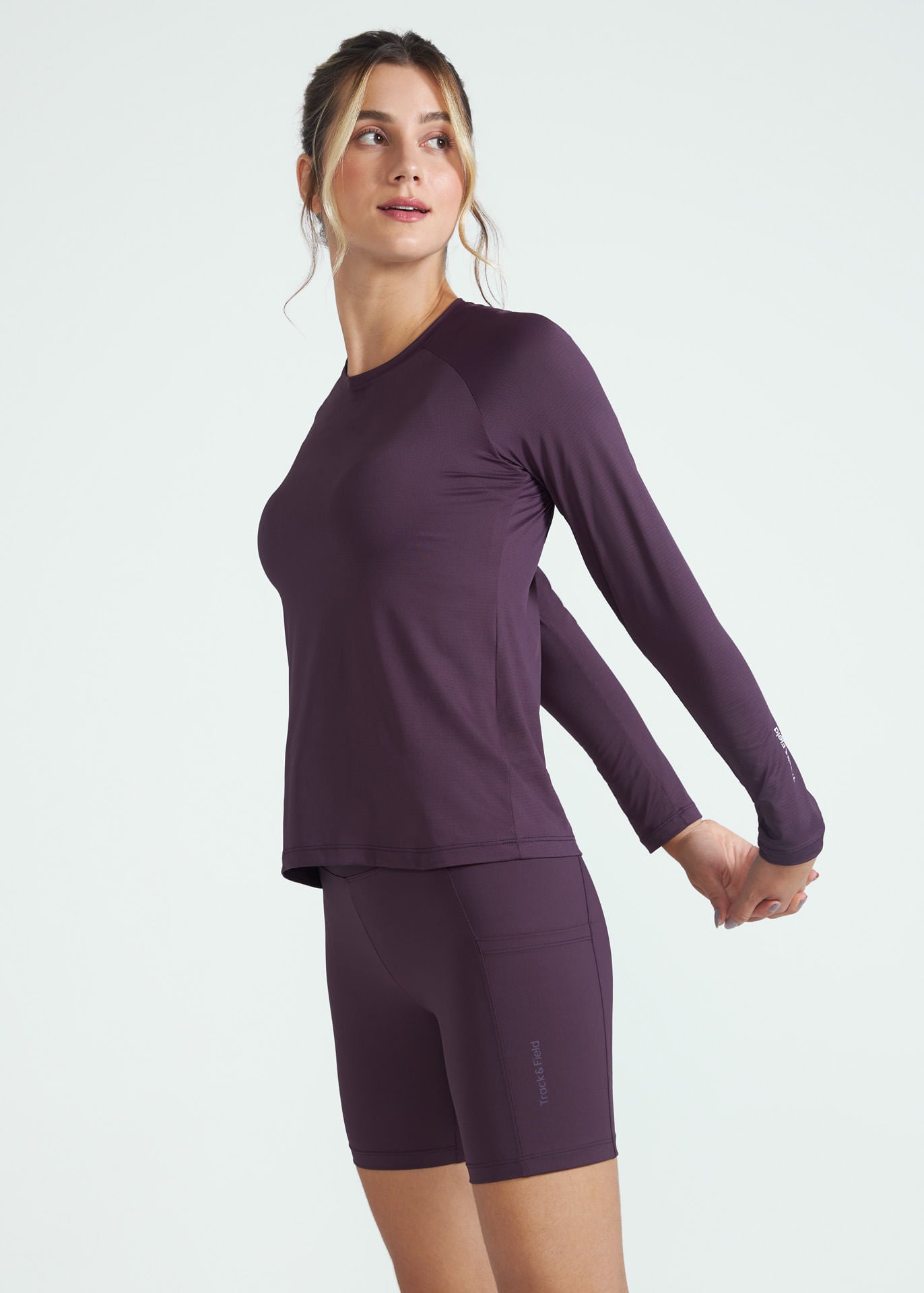 T-Shirt Mulher Manga Longa Uv Mesh