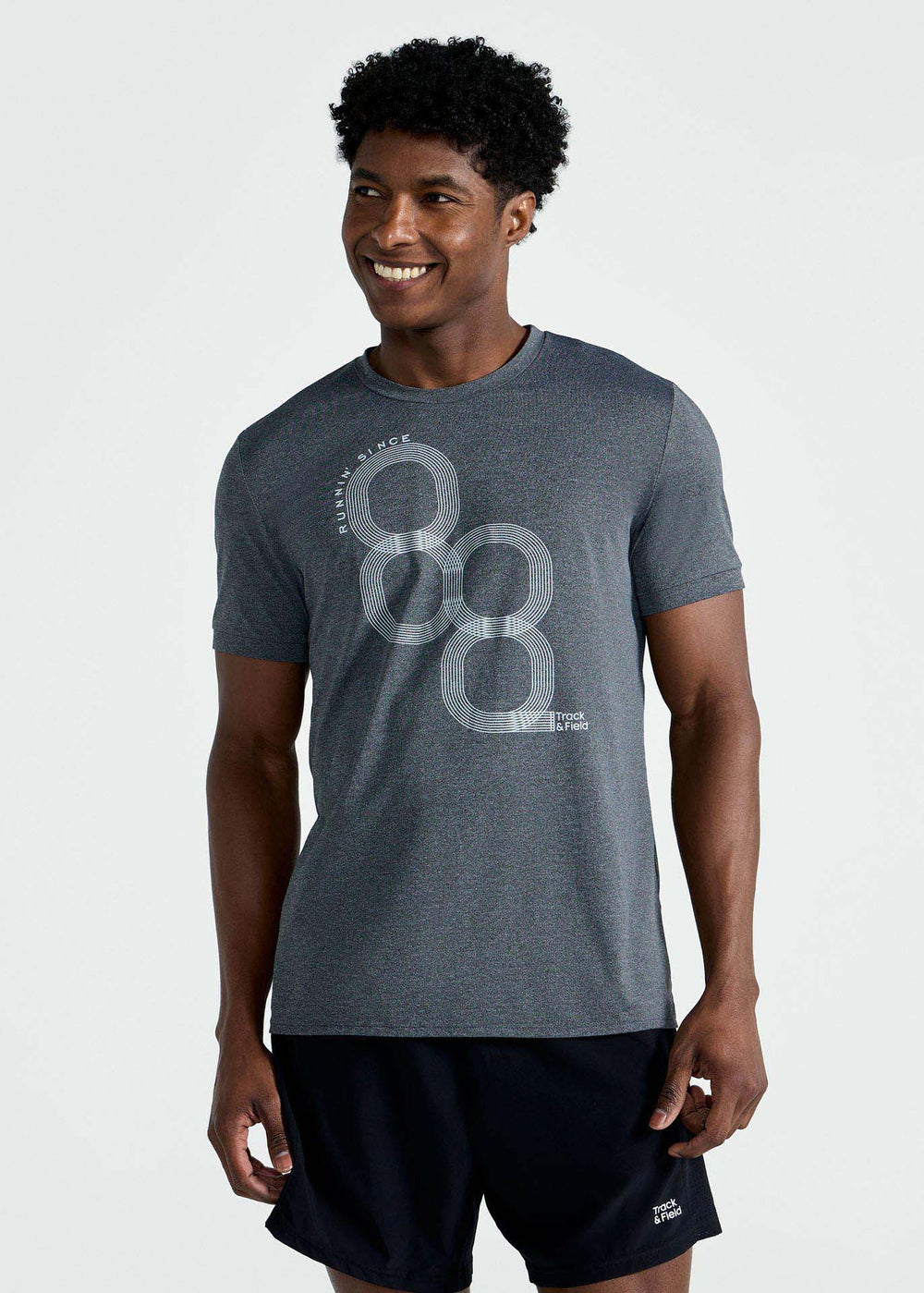 Camiseta de manga corta para hombre Thermodry corriendo