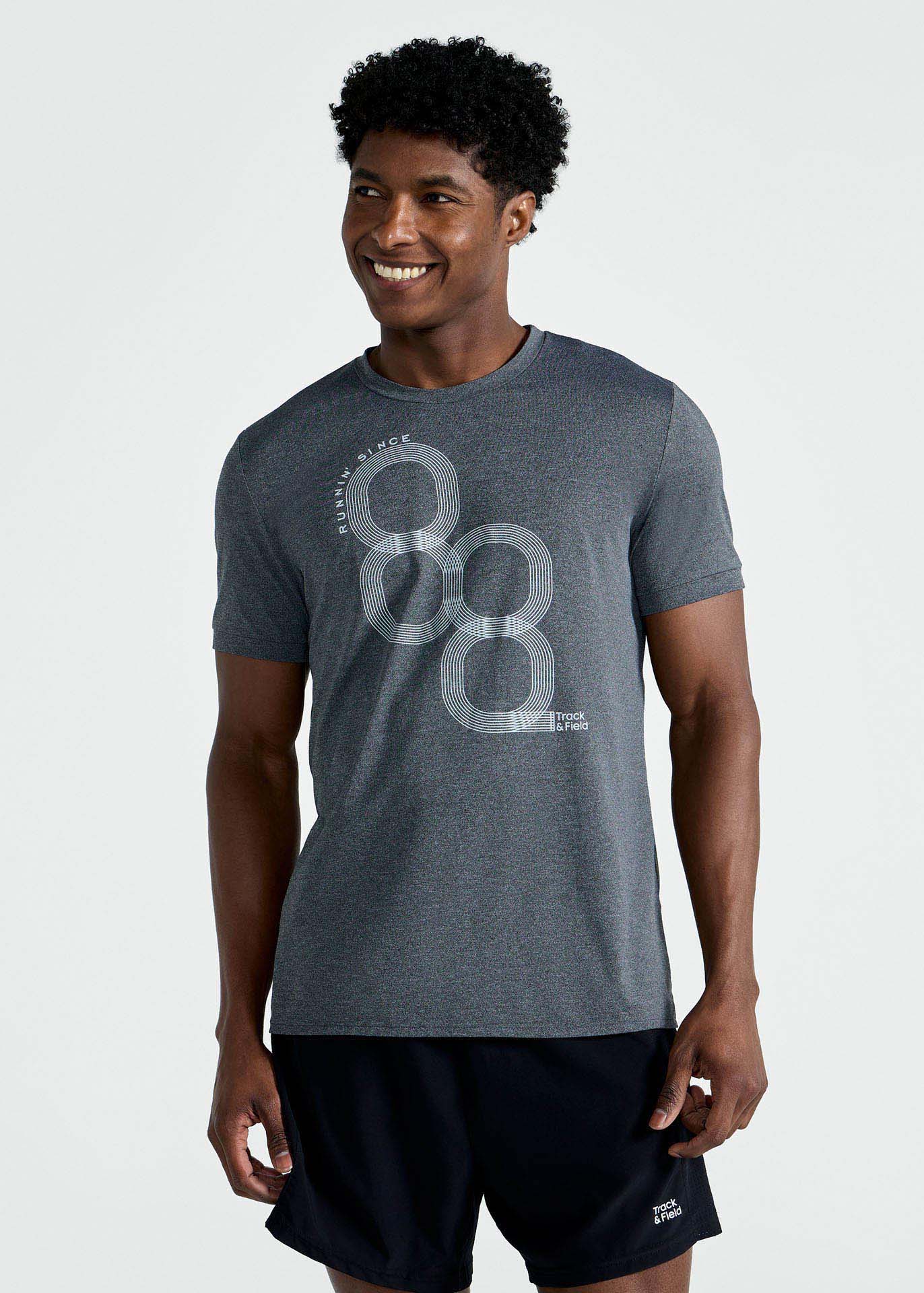 T-Shirt Homem Manga Curta Thermodry Running