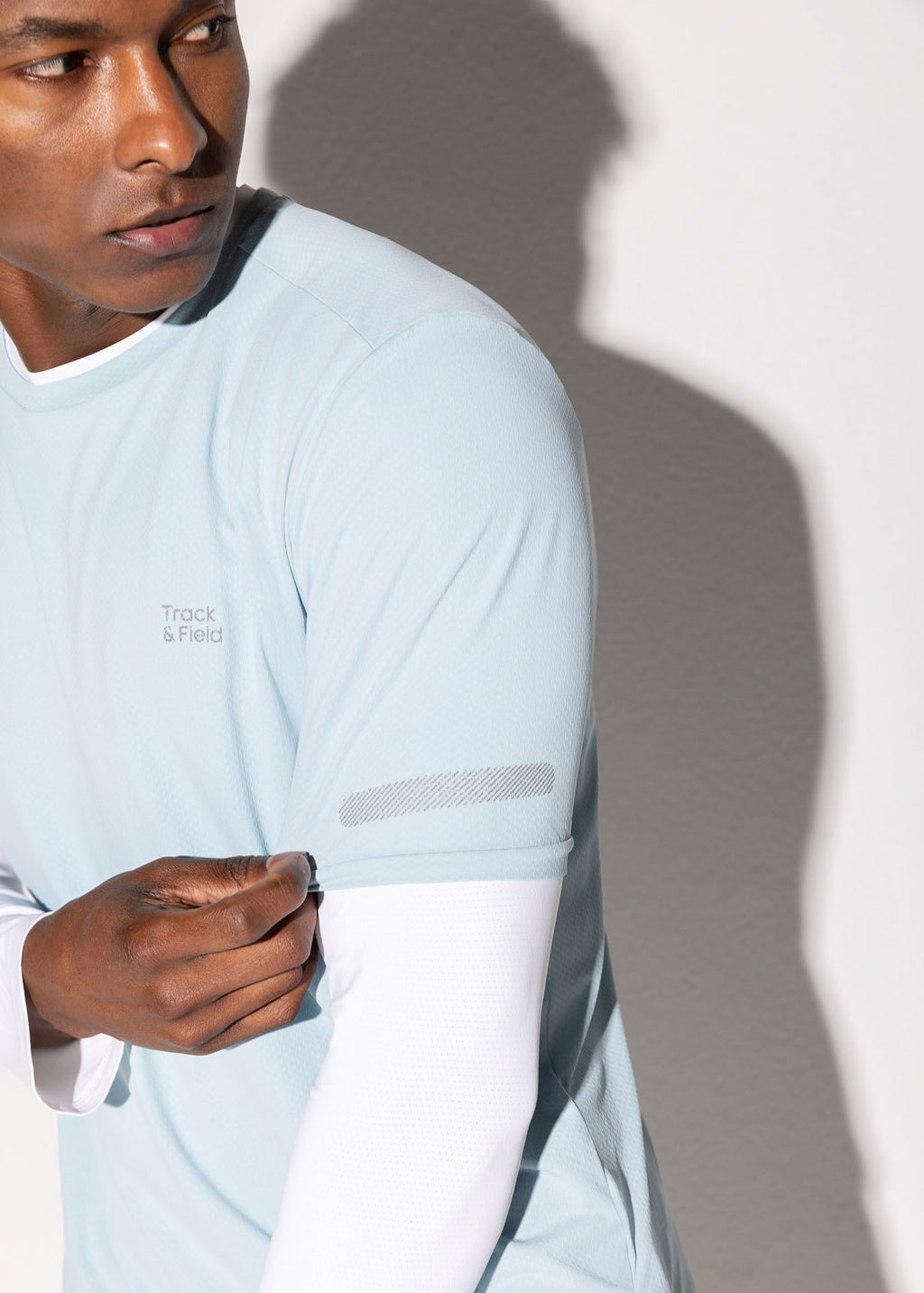 Kurzärmliges Sport-T-Shirt für Herren