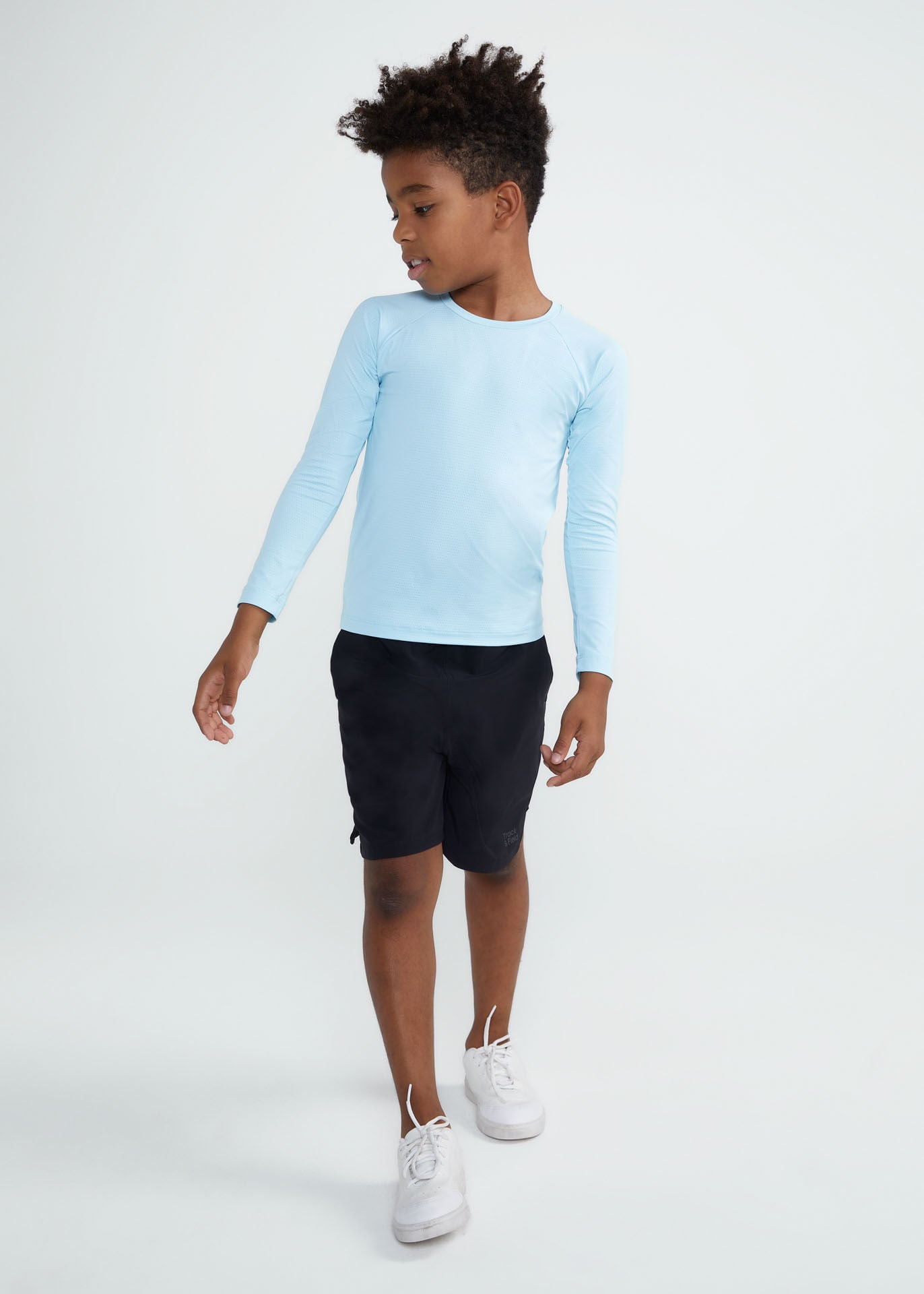 Unisex Children's T-shirt Long Sleeve UV Mesh