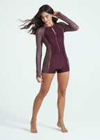 Women's Mystic Long Sleeve UV Short Jumpsuit