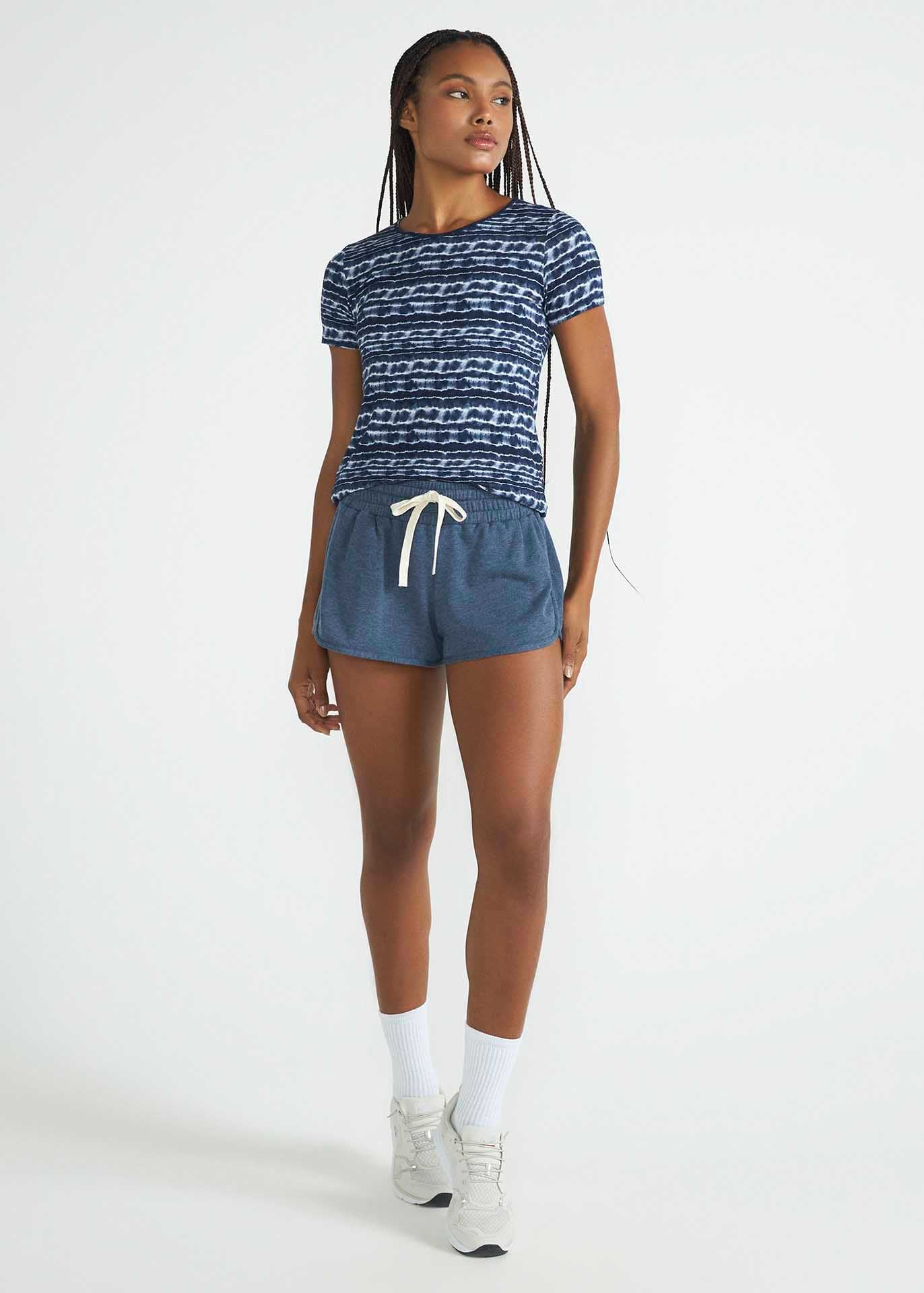 T-shirt imprimé à manches courtes pour femme