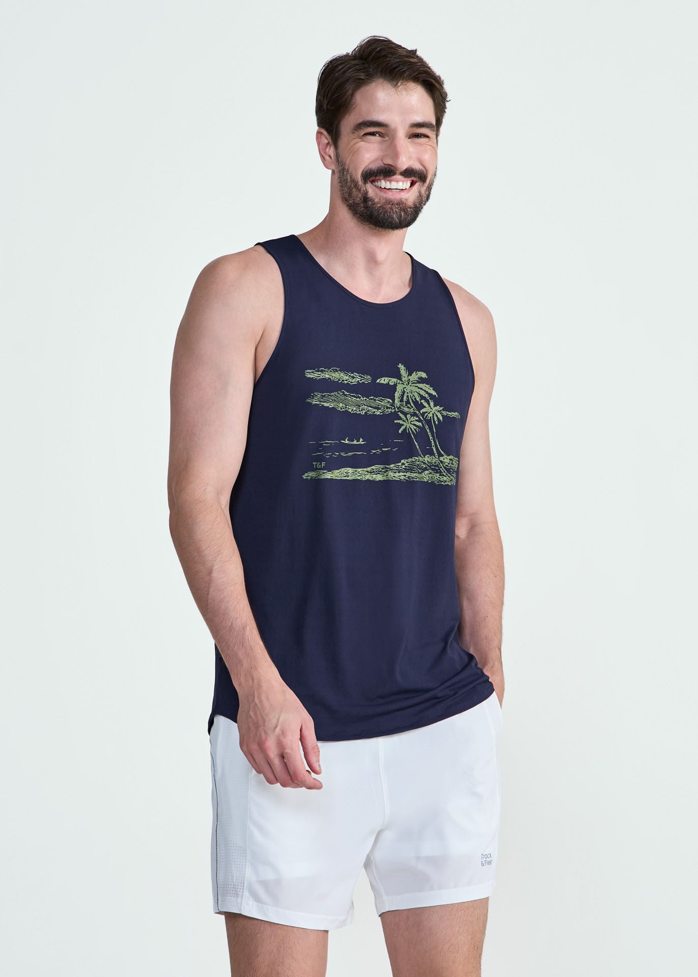 Camiseta sin mangas para hombre Thermodry isla