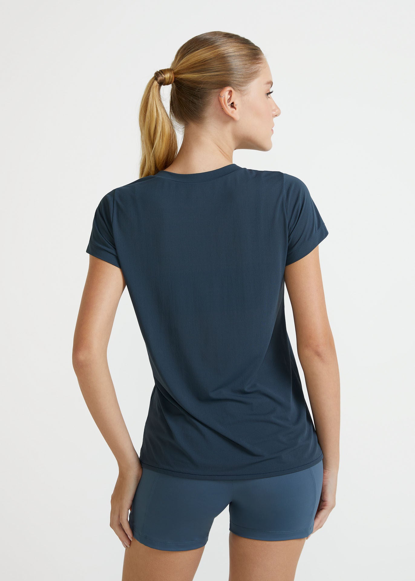 T-shirt Mulher Manga Curta Thermodry Trama