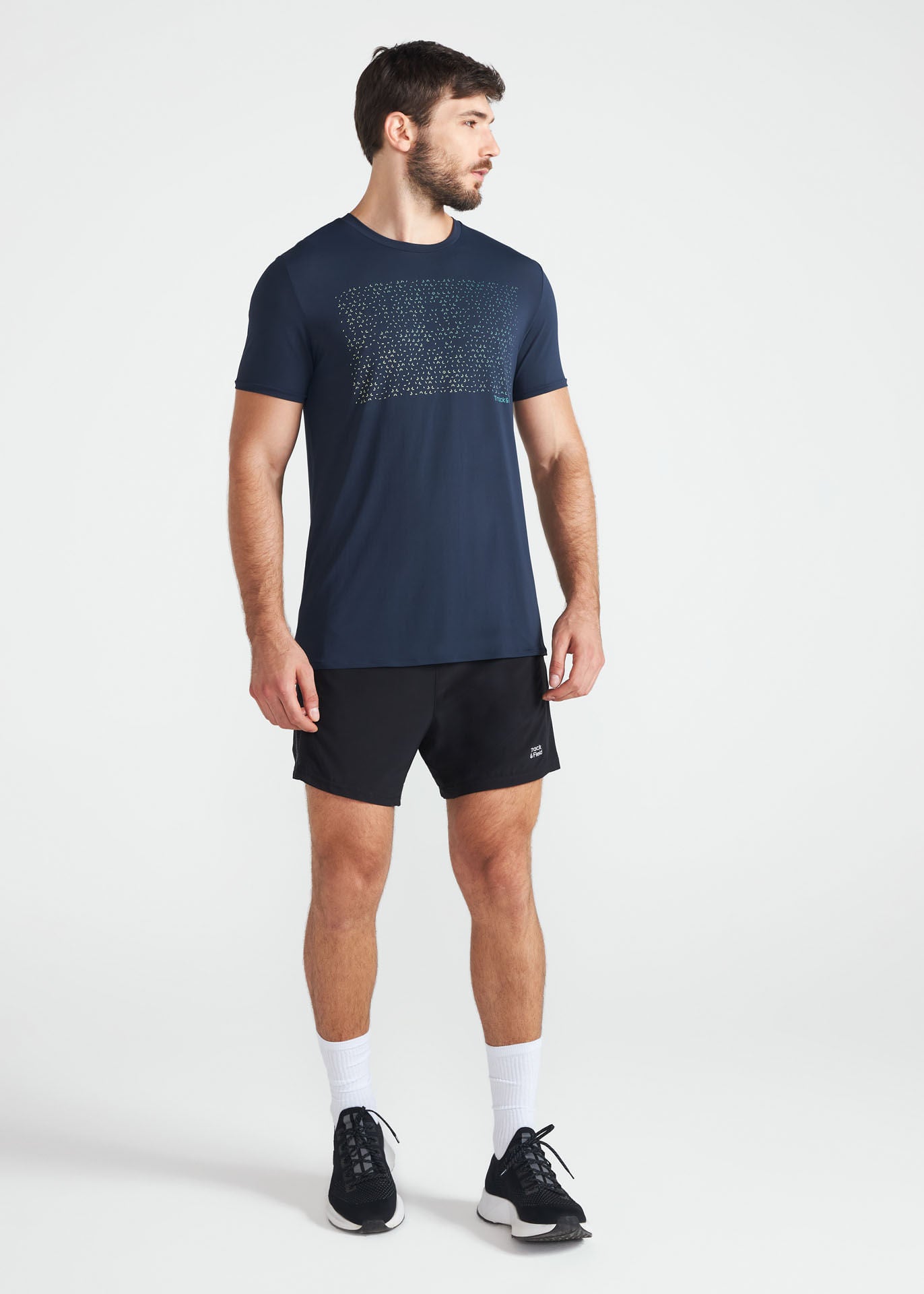 T-Shirt Homem Manga Curta Thermodry Pontilhismo