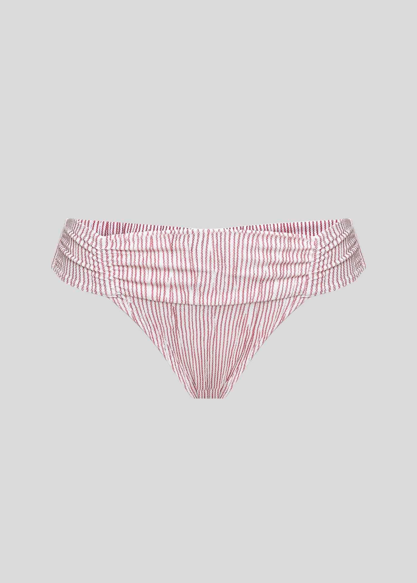 Cueca  Biquíni Drapeada Navy