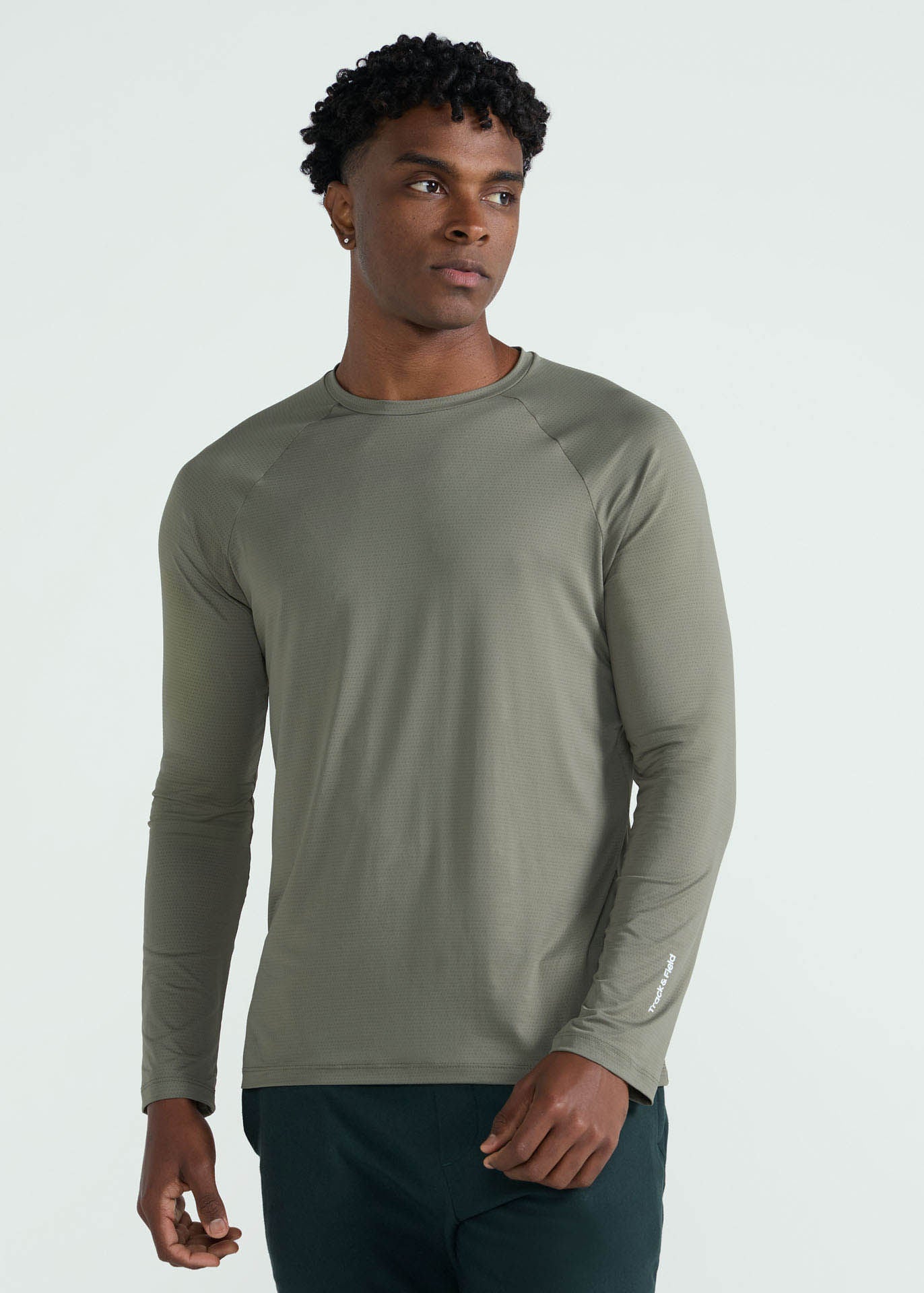 Camiseta de manga larga de malla UV para hombre