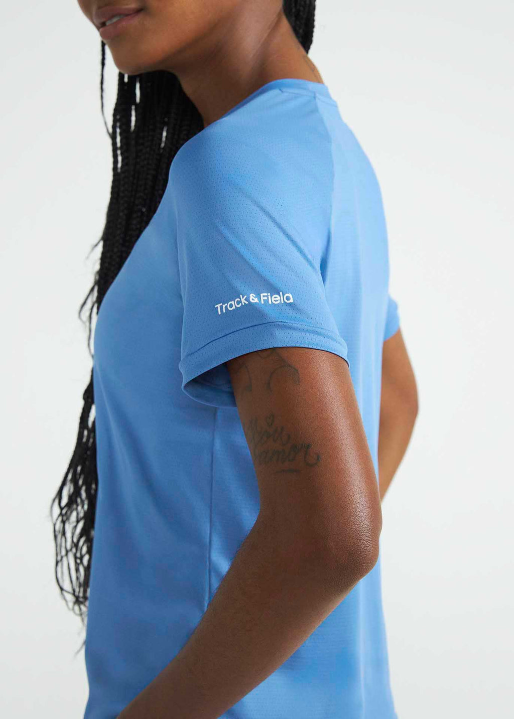Kurzärmliges UV-Mesh-T-Shirt für Damen