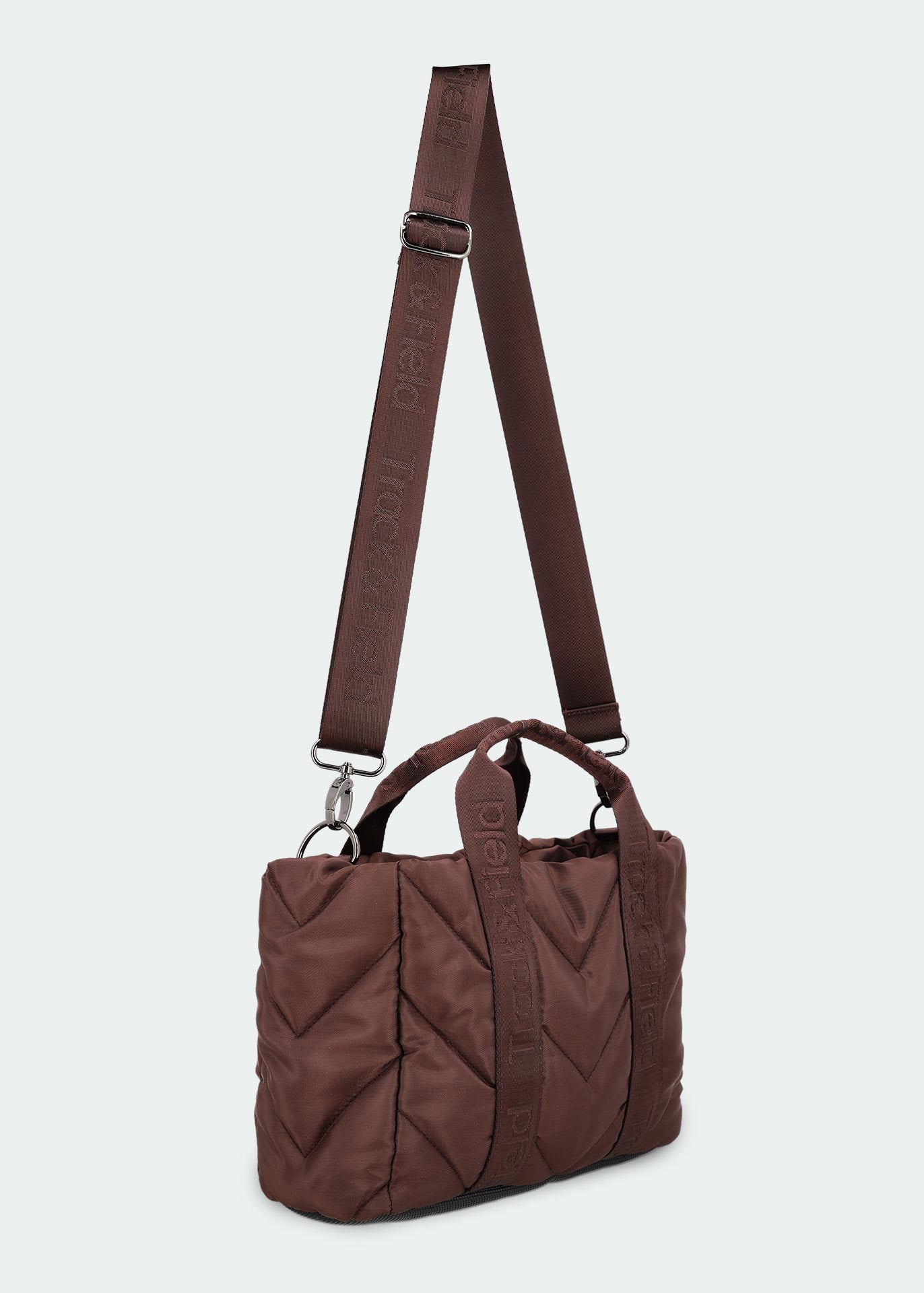 Mini Quilted Duffel Bag