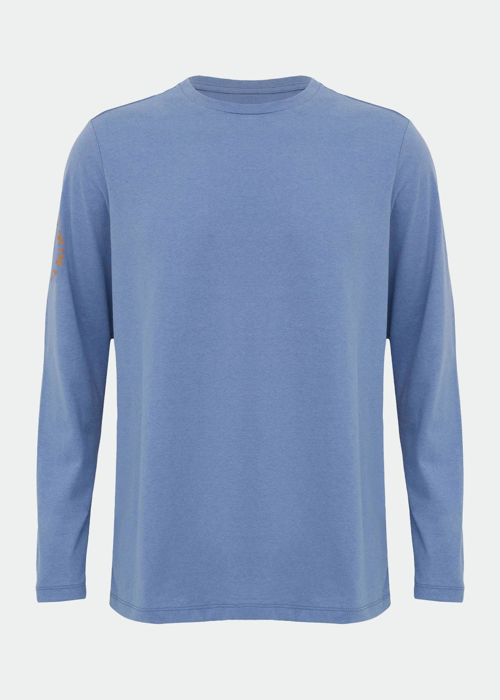 T-shirt en jean à manches longues en soie pour hommes