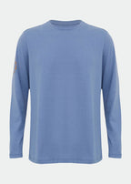 T-shirt en jean à manches longues en soie pour hommes