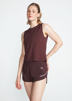 Ärmelloses Lauf-T-Shirt für Damen