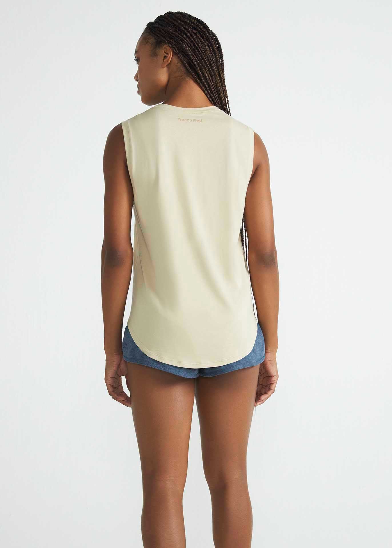Camiseta Mujer Sin Mangas Recta