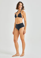 Bikini-Slip, doppelseitiger Rock, Marineblau